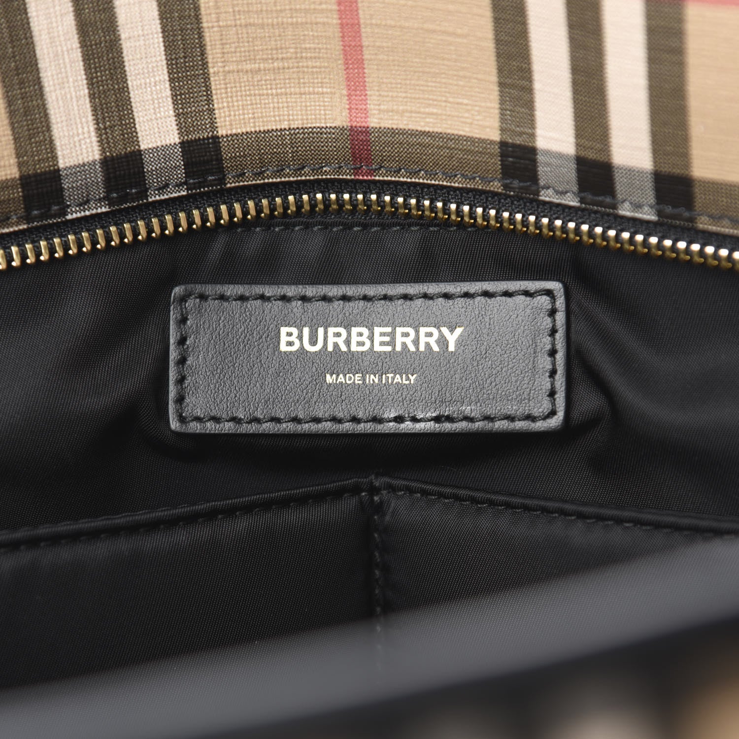 Burberry Vintage Check Parker Tote Diaper Bag Archive Beige 8 of 9