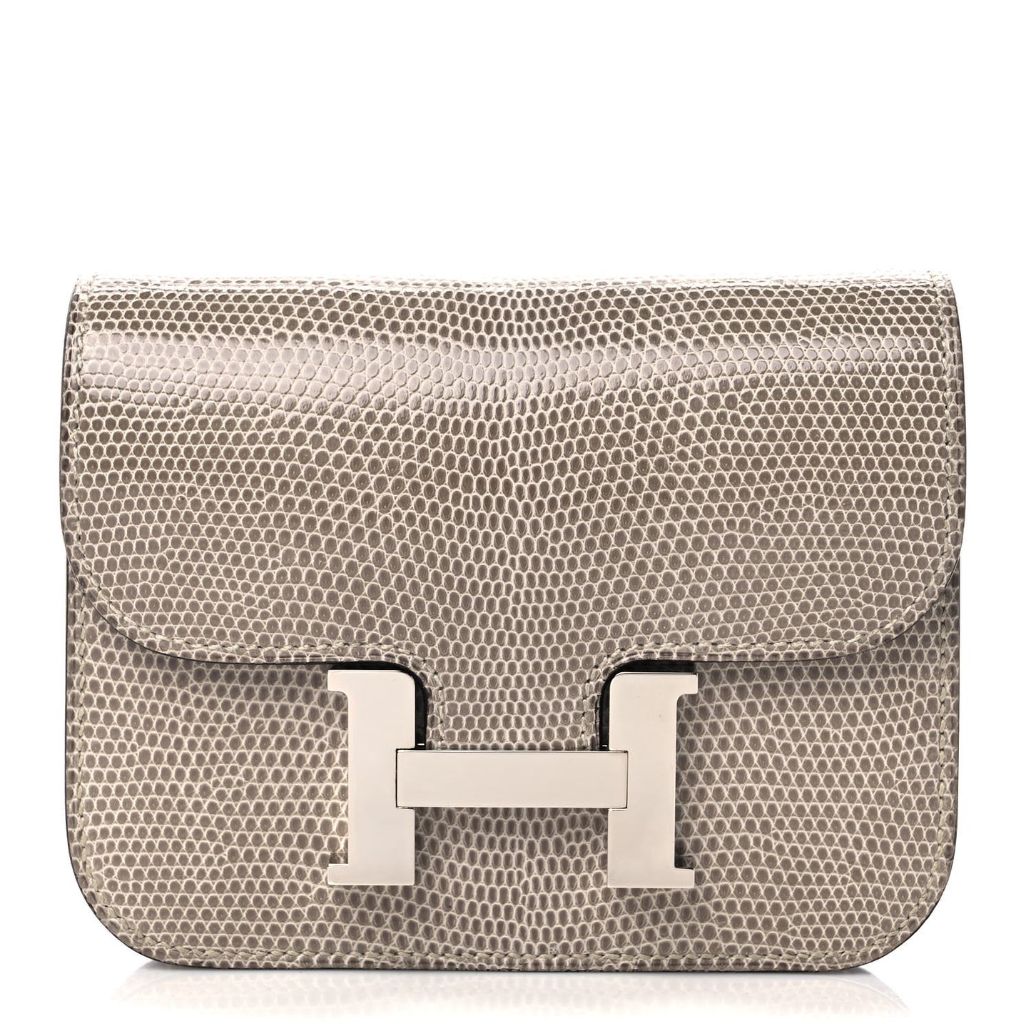 Lizard Constance Slim Wallet Ficelle