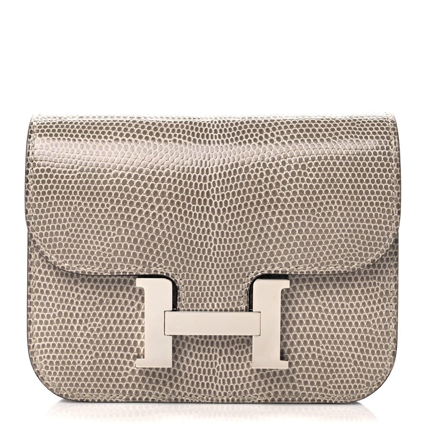 Hermes Lizard Constance Slim Wallet Ficelle 3 of 10