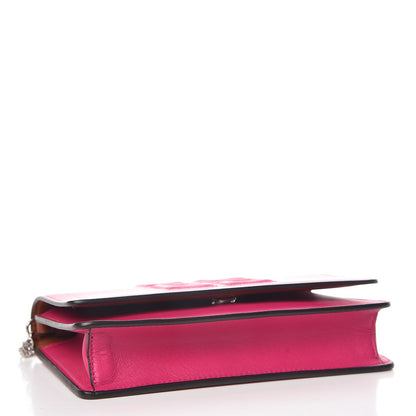 Givenchy Lambskin Emblem Chain Wallet Cyclamen 4 of 10