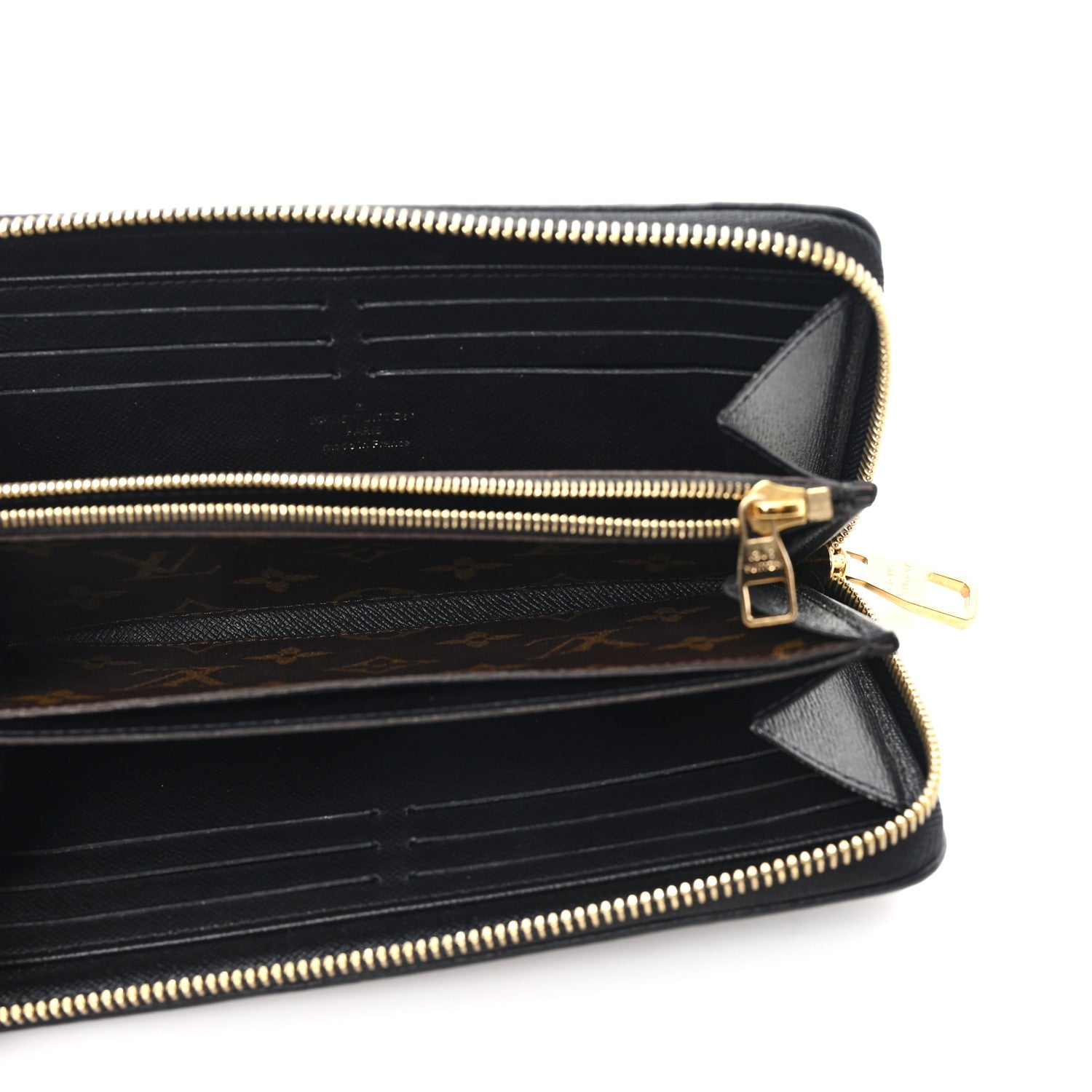 Louis Vuitton Monogram Zippy Retiro Wallet Black 5 of 7