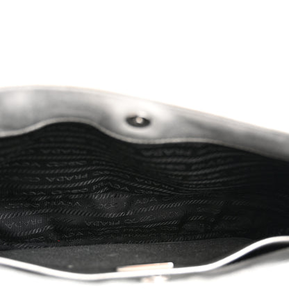Prada Spazzolato Cleo Shoulder Bag Argento 4 of 10