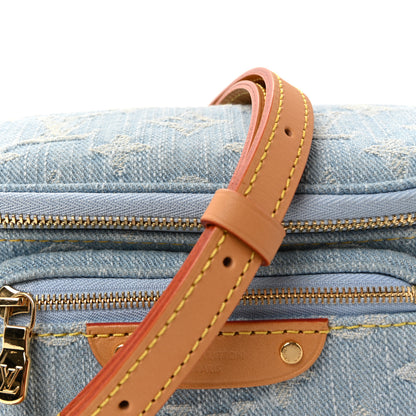 Louis Vuitton Monogram Denim Mini Bumbag Sky Blue 7 of 10