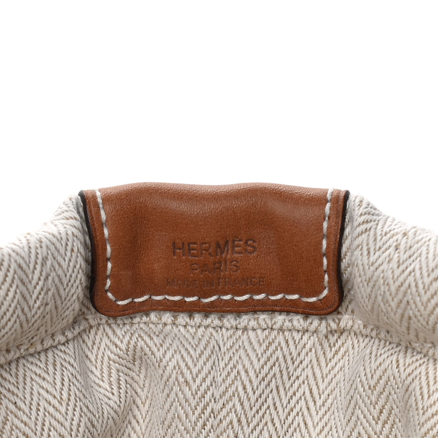 Hermes Canvas Barenia Fourbi 20 PM Pouch Naturel Fauve 6 of 11