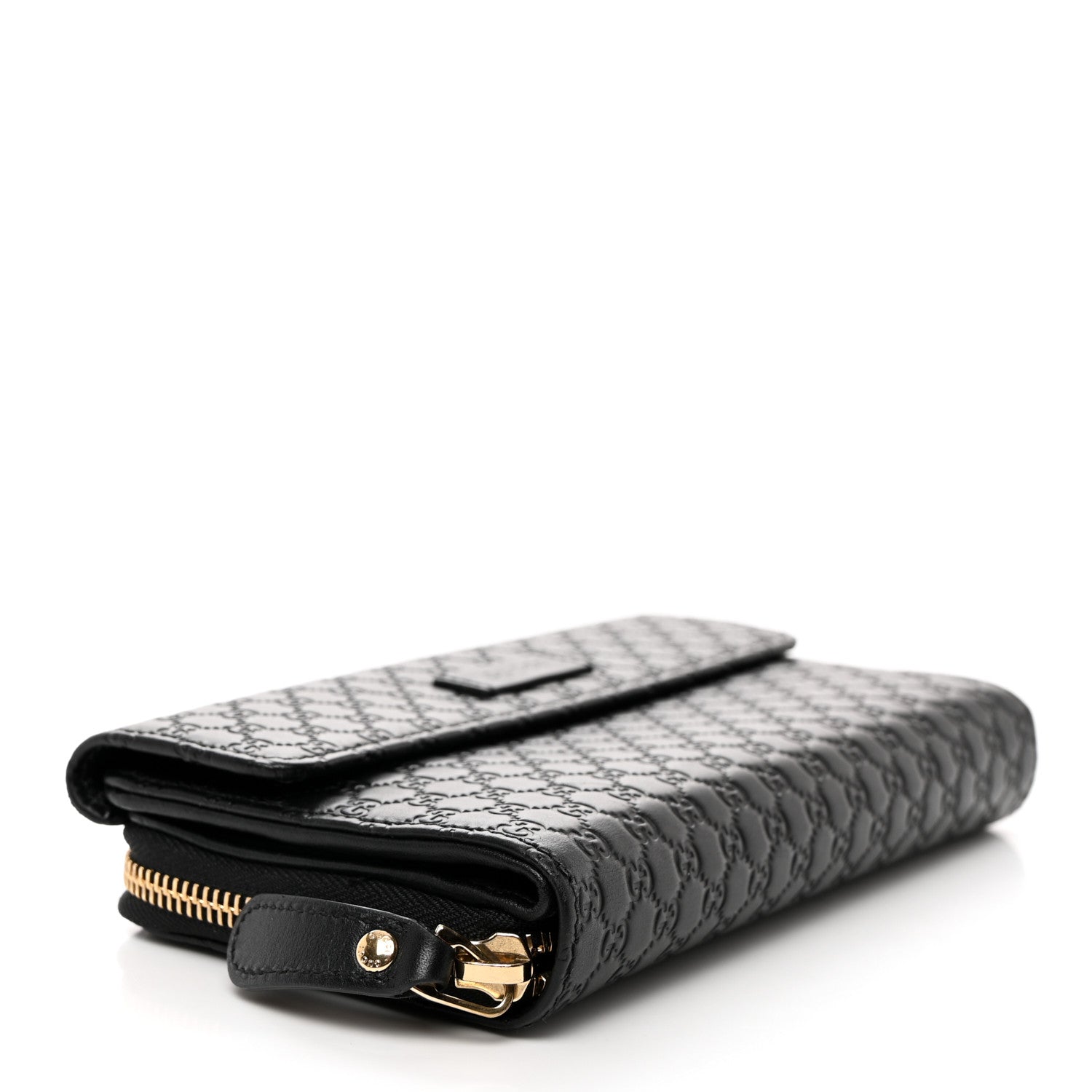 Gucci Soft Microguccissima Continental Zip Wallet Black 4 of 9