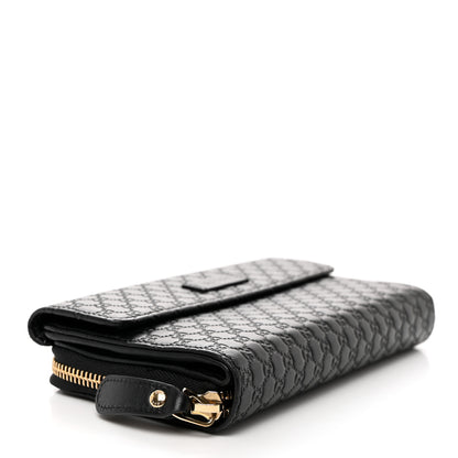 Gucci Soft Microguccissima Continental Zip Wallet Black 4 of 9