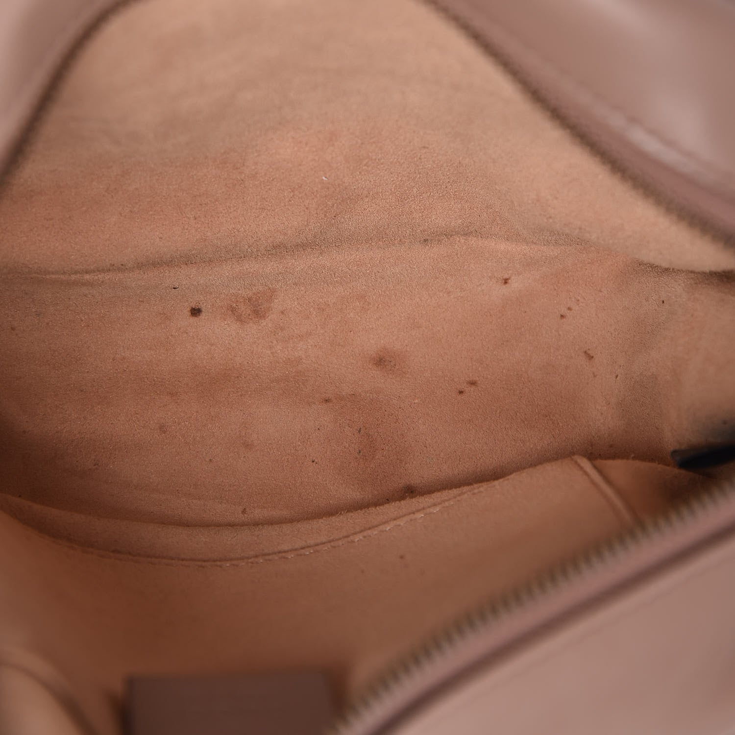 Gucci Calfskin Matelasse Small GG Marmont Chain Shoulder Bag Taupe 8 of 12