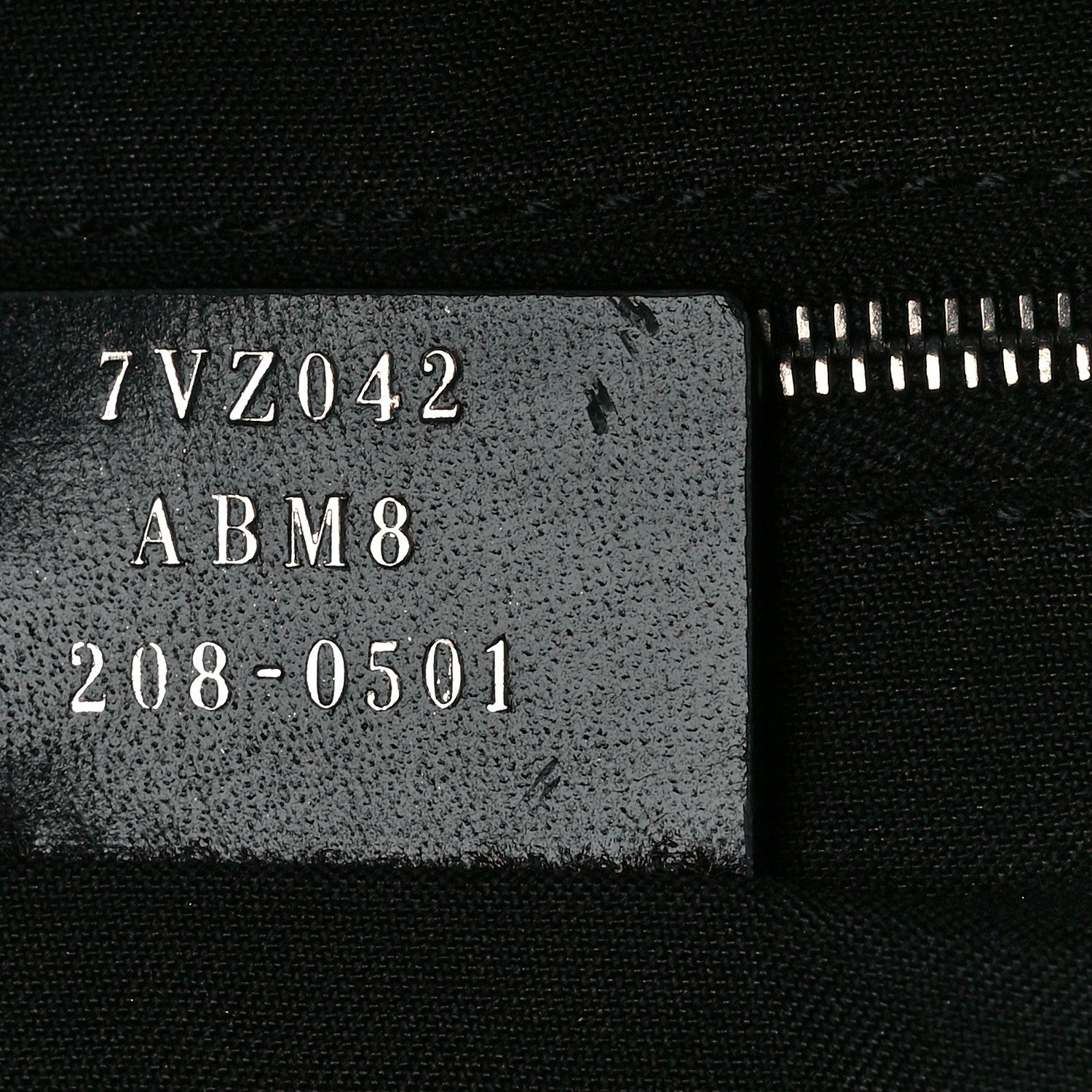 Fendi Nylon CamouFF Pouch Pocket Backpack Black Multicolor 7 of 10