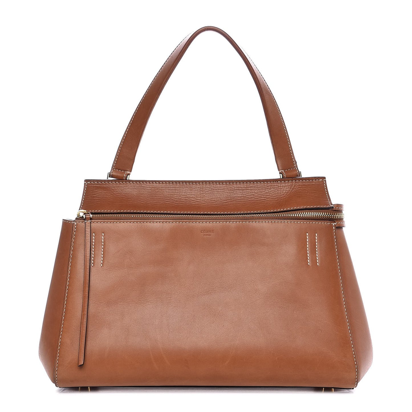 Smooth Calfskin Small Edge Shoulder Bag Camel