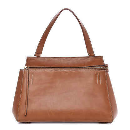 Celine Smooth Calfskin Small Edge Shoulder Bag Camel 1 of 10