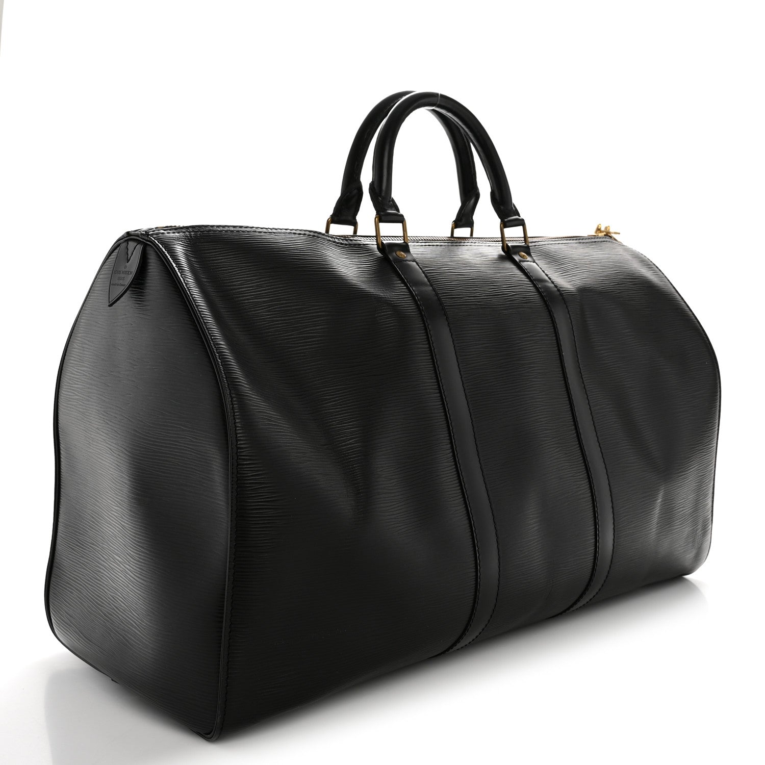 Louis Vuitton Epi Keepall 50 Black 2 of 13