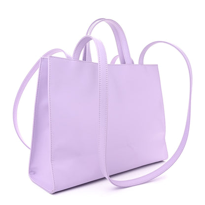 Telfar Vegan Leather Medium Shopping Bag Lavender 3 of 11