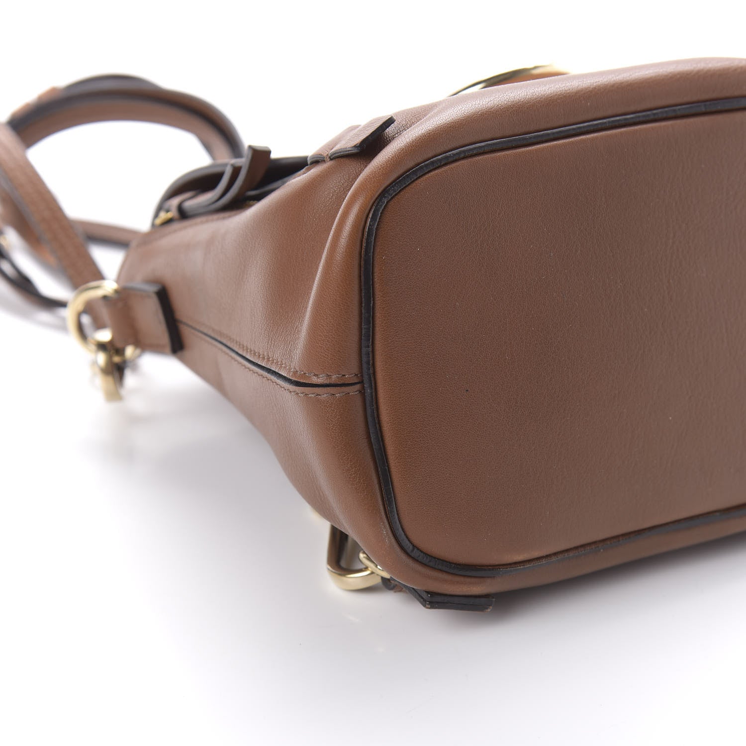 Chloe Suede Calfskin Mini Faye Backpack Tan 5 of 9