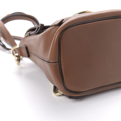 Chloe Suede Calfskin Mini Faye Backpack Tan 5 of 9