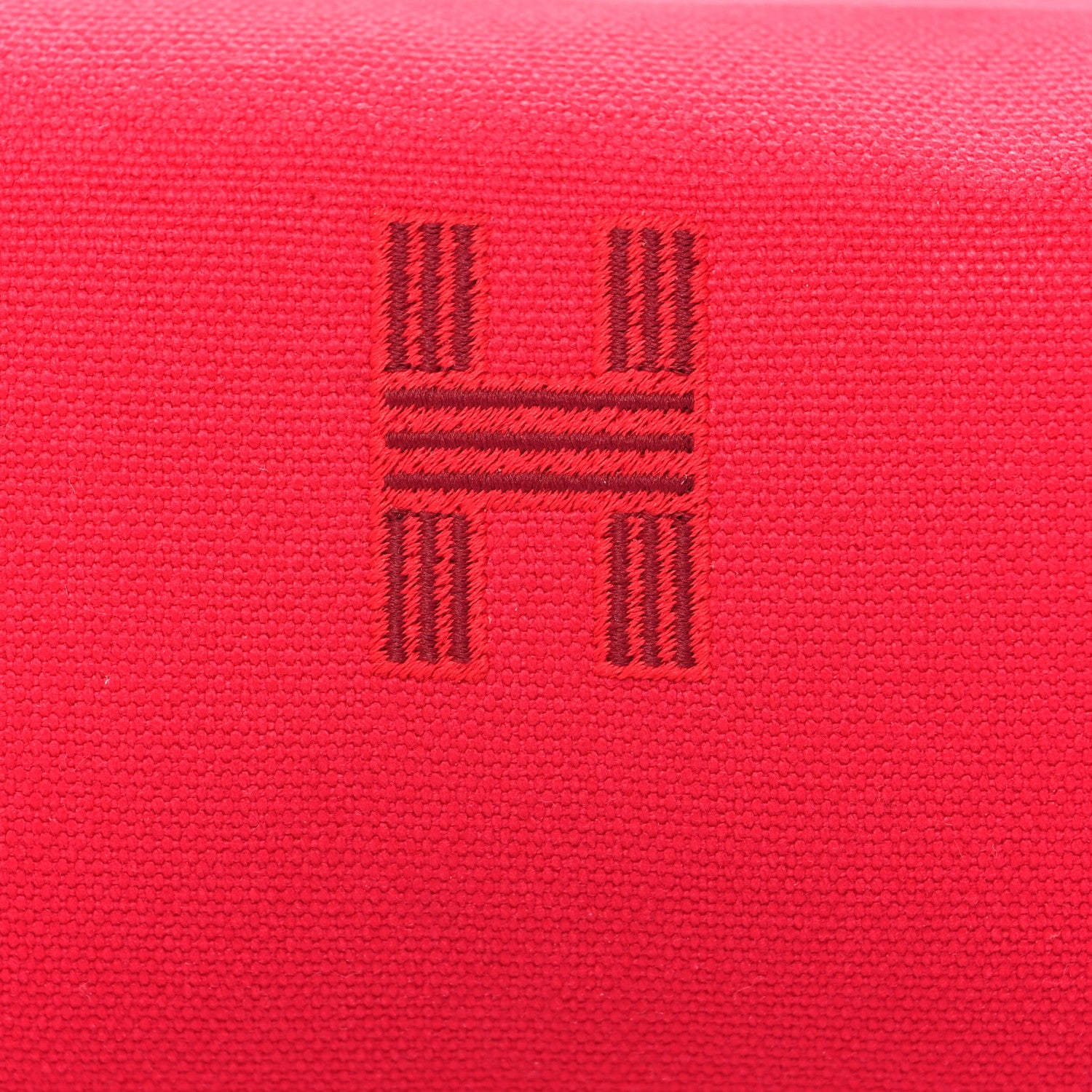 Hermes Canvas Small Bride-A-Brac Pouch Hibiscus 7 of 9
