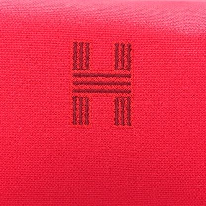 Hermes Canvas Small Bride-A-Brac Pouch Hibiscus 7 of 9