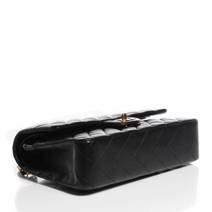 Chanel Lambskin Quilted Medium Double Flap Black 4 of 9
