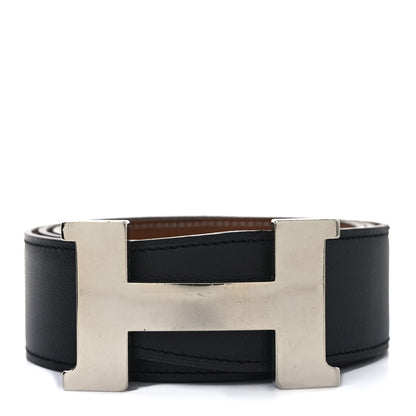 Hermes Swift Togo 42mm Constance Belt 85 Black Gold 1 of 5