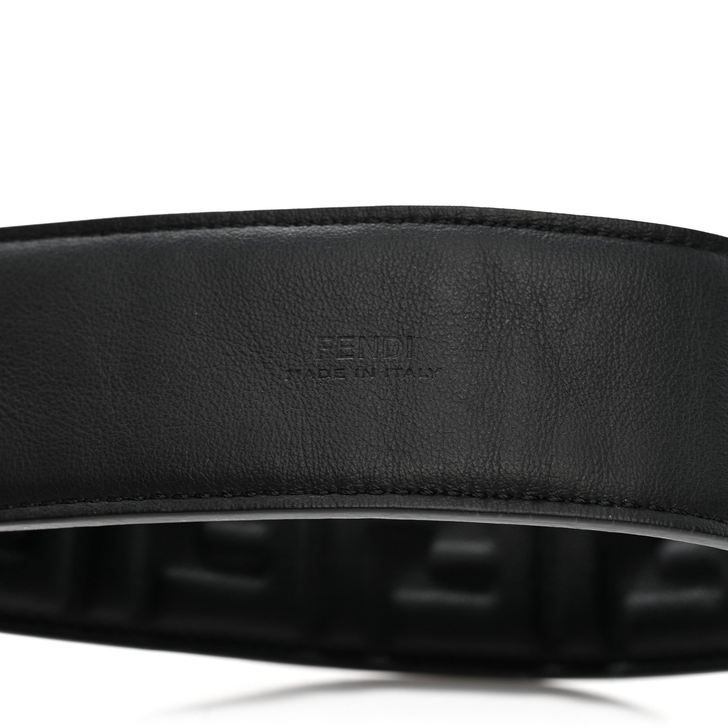 Fendi Nappa FF 1974 Embossed Belt 75 30 Black 5 of 6
