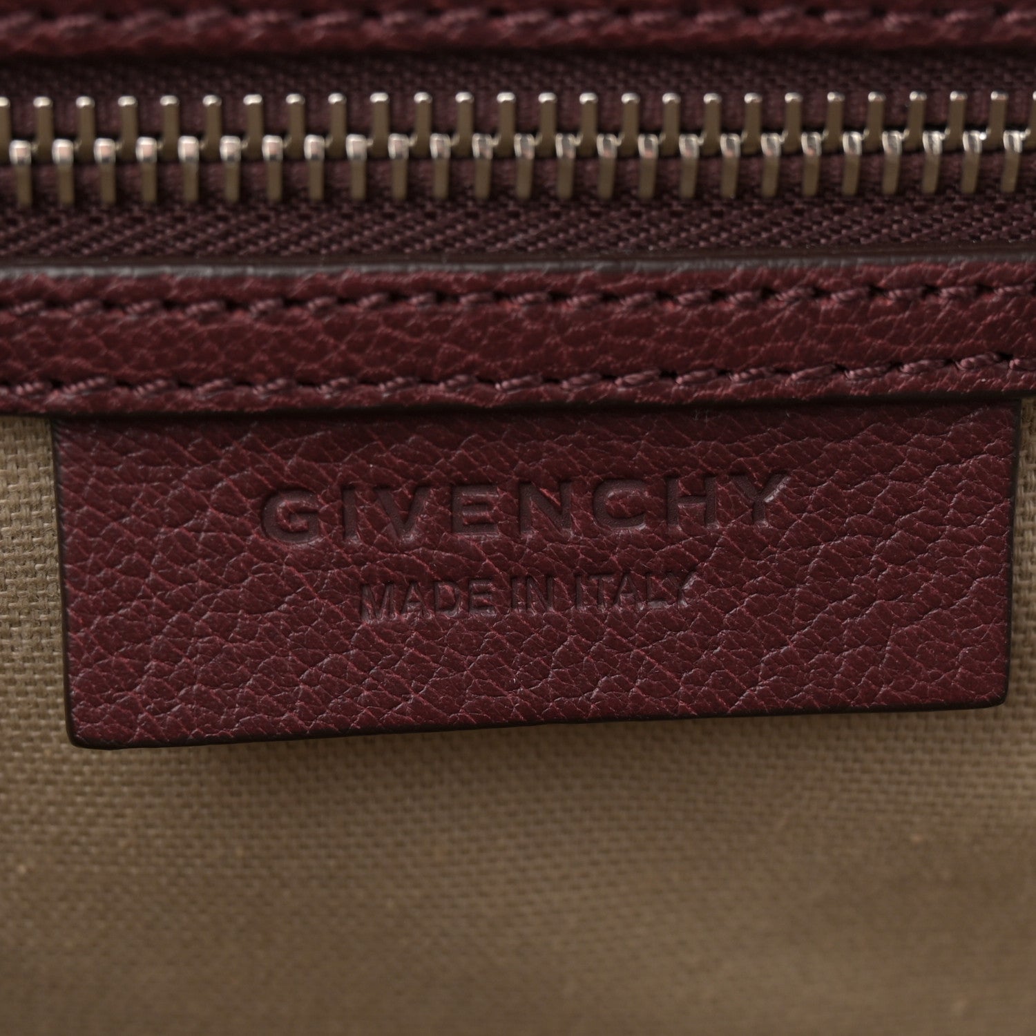Givenchy Sugar Goatskin Medium Antigona Oxblood 6 of 13