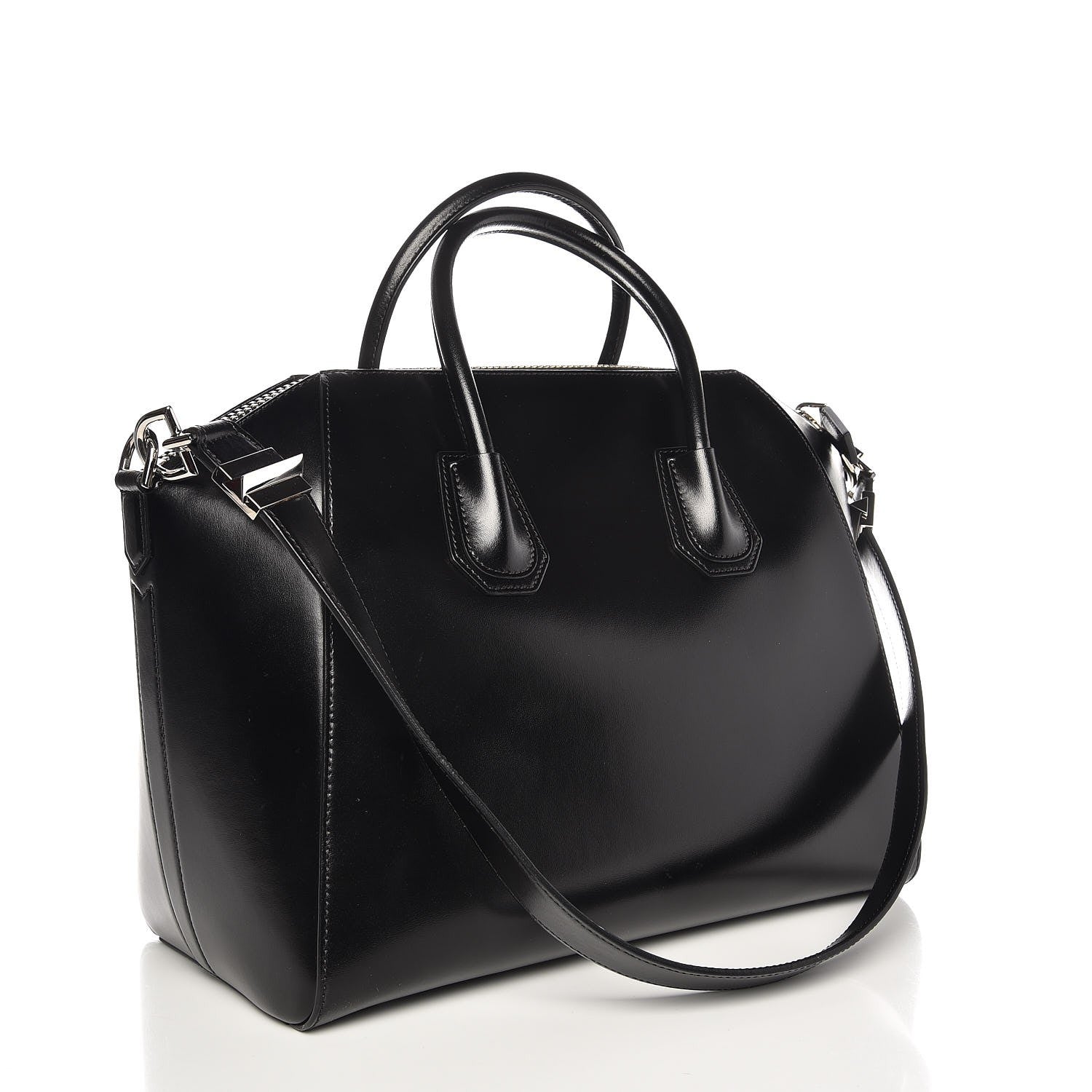 Givenchy Shiny Lord Calfskin Medium Antigona Black 4 of 9