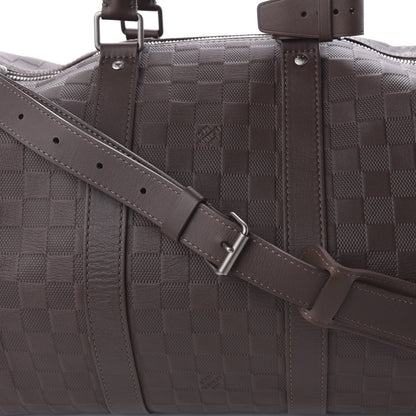 Louis Vuitton Damier Infini Keepall Bandouliere 45 Meteor 8 of 8