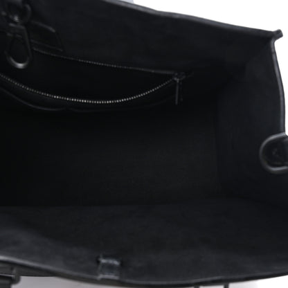 Louis Vuitton Soft Calfskin Lockme Tote MM Black 5 of 9