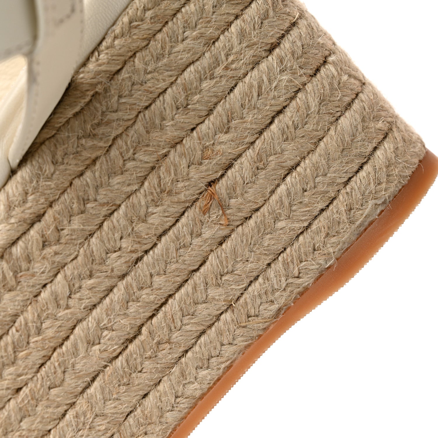 Louis Vuitton Cotton Monogram Embroidered Starboard Wedge Espadrilles 39 Beige White 12 of 13