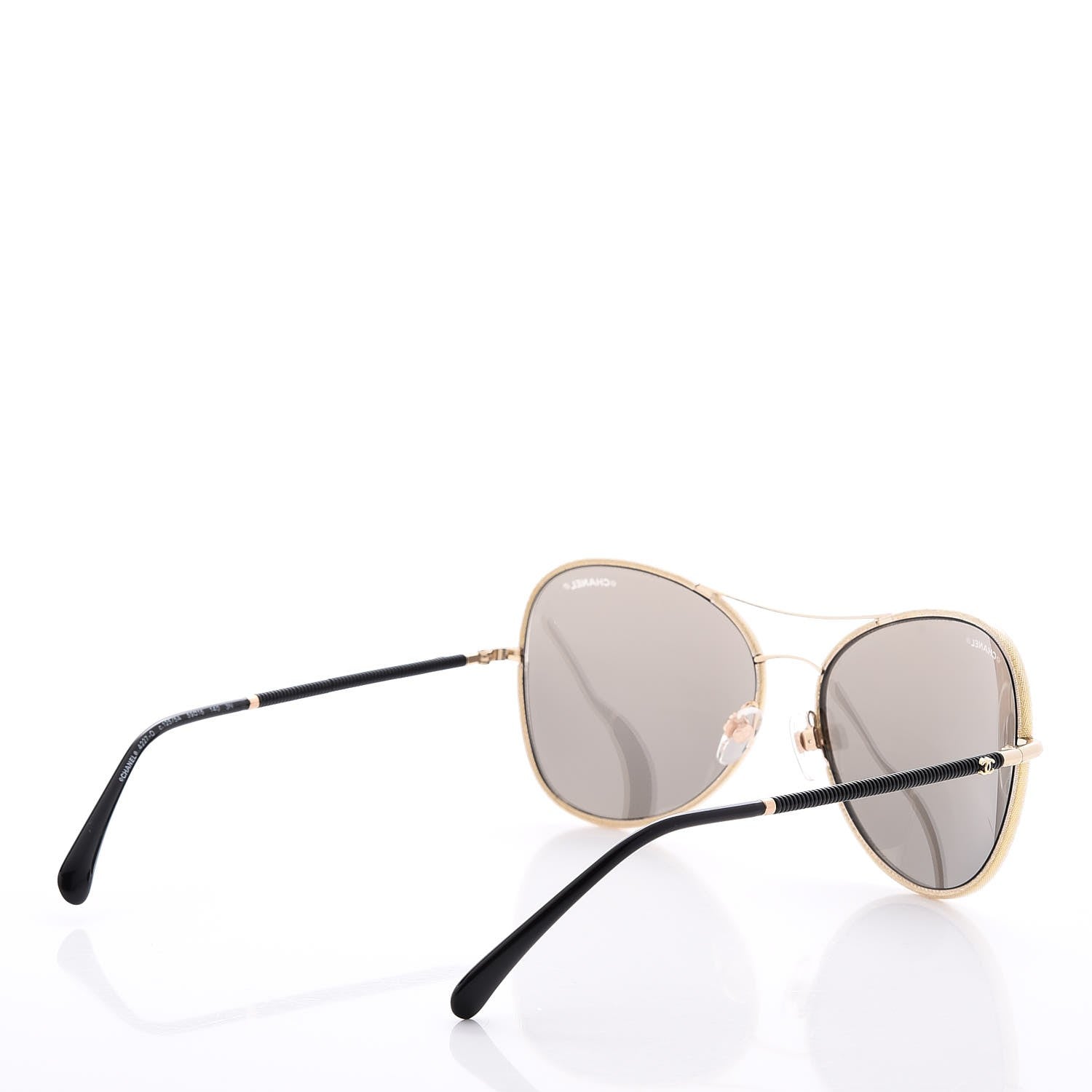 Chanel Pilot Fall Sunglasses 4227 Gold 3 of 7