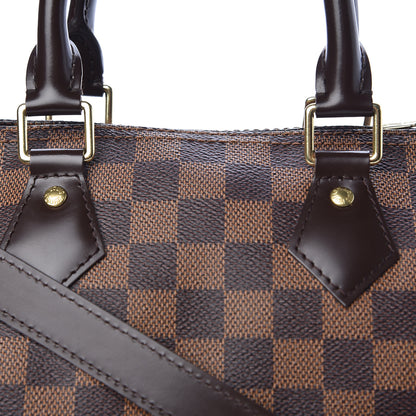 Louis Vuitton Damier Ebene Speedy Bandouliere 25 7 of 10