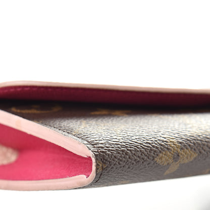 Louis Vuitton Monogram Bloom Flower Emilie Wallet 9 of 14