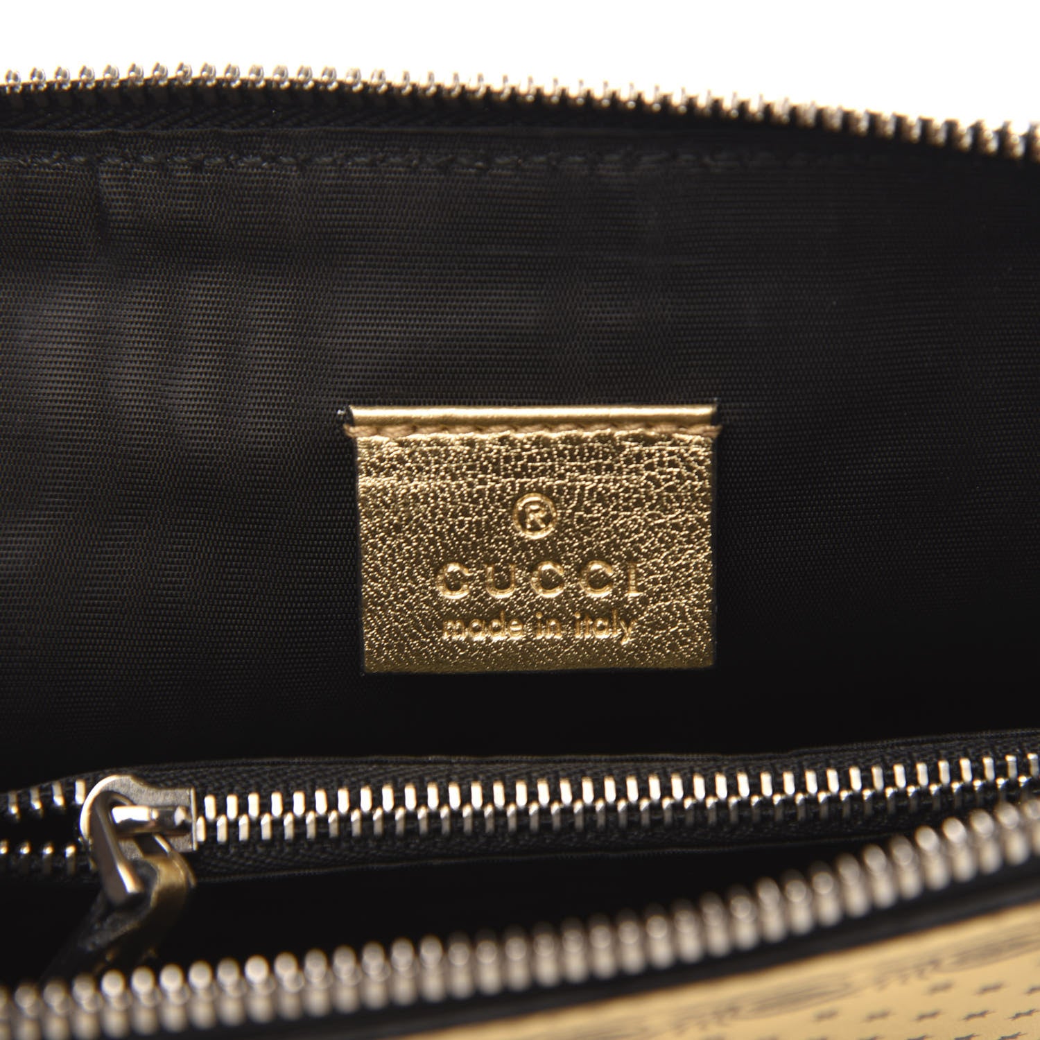 Gucci X SEGA Calfskin GUCCY Stars Mini Dome Shoulder Bag Gold 6 of 9