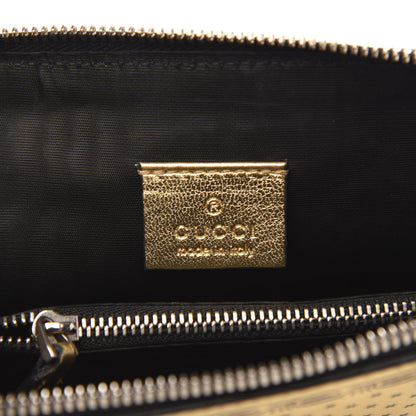 Gucci X SEGA Calfskin GUCCY Stars Mini Dome Shoulder Bag Gold 6 of 9
