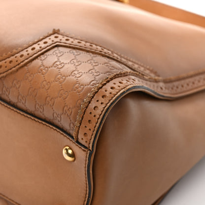 Gucci Calfskin Duilio Brogue Hobo Honey 10 of 12