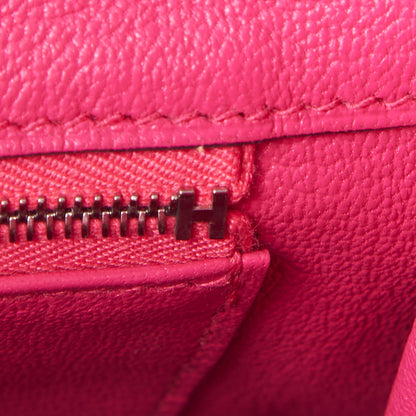 Hermes Taurillon Clemence Birkin 30 Rose Shocking 20 of 31