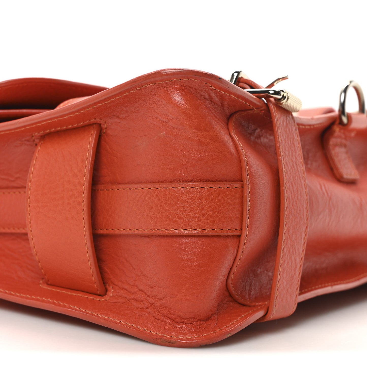 Calfskin Mini PS11 Classic Shoulder Bag Tangerine