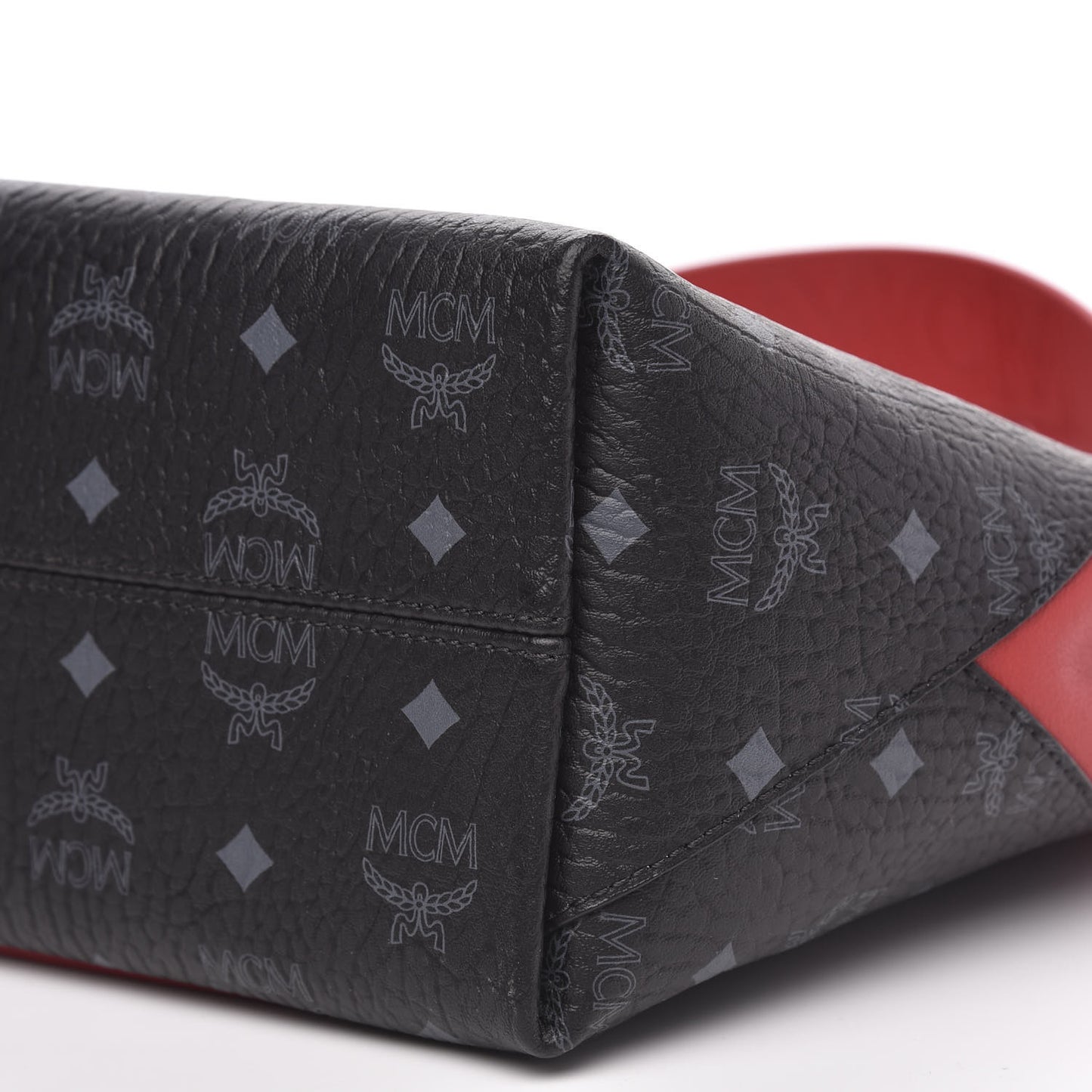 Visetos Medium Klara Hobo Red Black