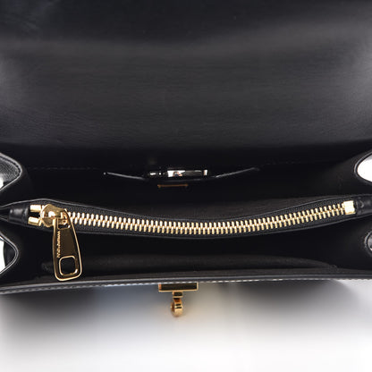 Dolce & Gabbana Patent Rosalia Shoulder Bag Navy White 5 of 8