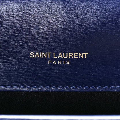 Saint Laurent Calfskin Sao Shoulder Bag Saphir 6 of 12