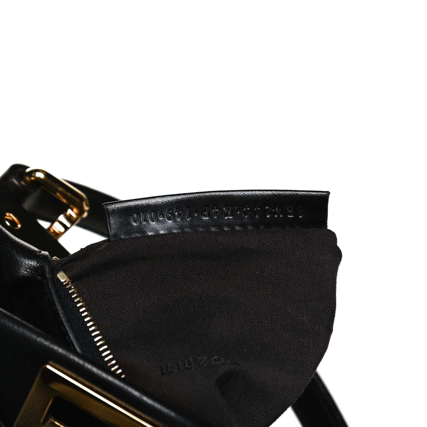 Fendi Nappa Mini Peekaboo Iconic Satchel Black 7 of 12
