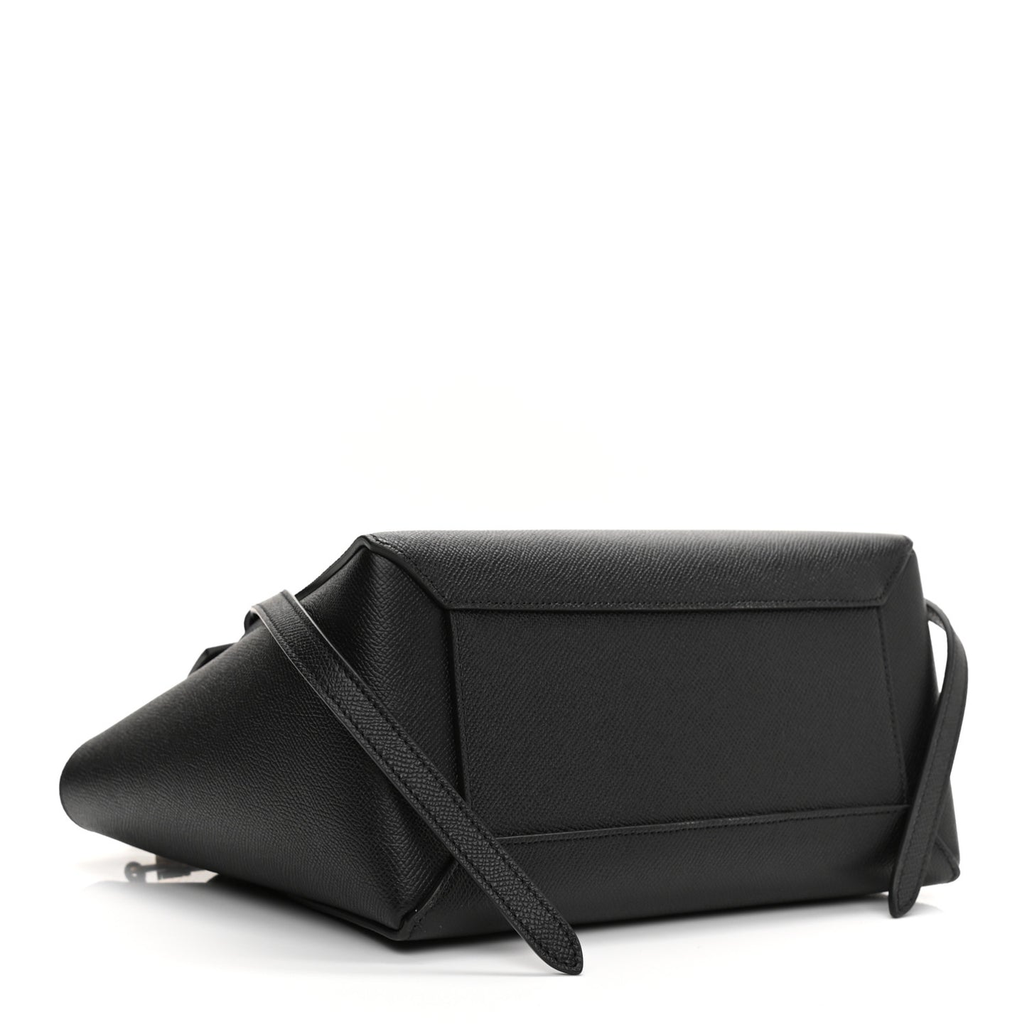Grained Calfskin Micro Belt Bag Black