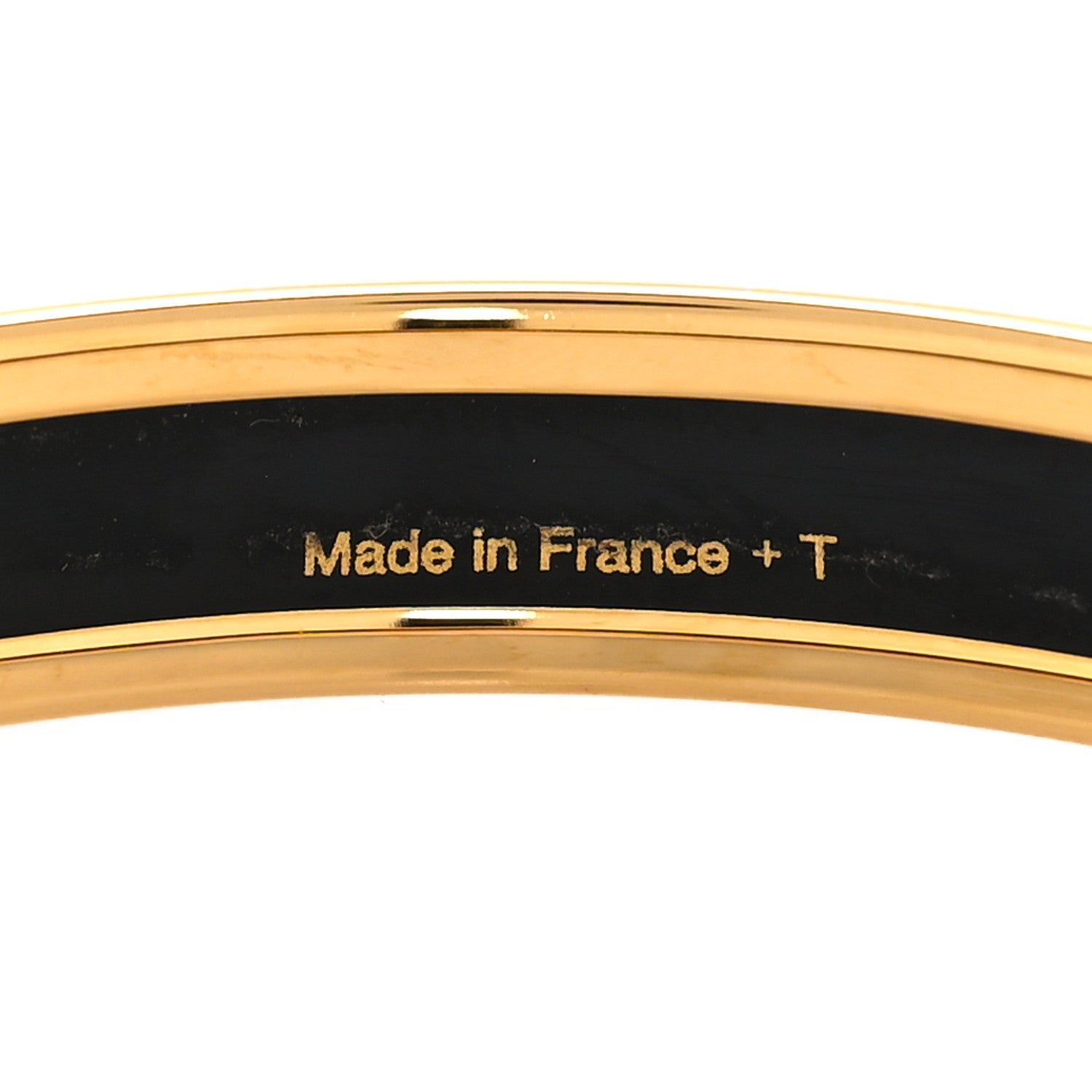 Hermes Enamel Printed Caleche Narrow Bracelet 70 Bleu 5 of 5