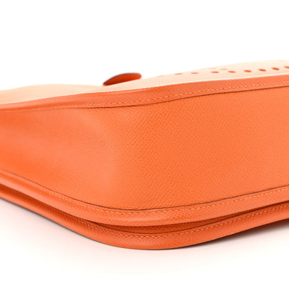 Hermes Epsom Evelyne III PM Orange 9 of 11