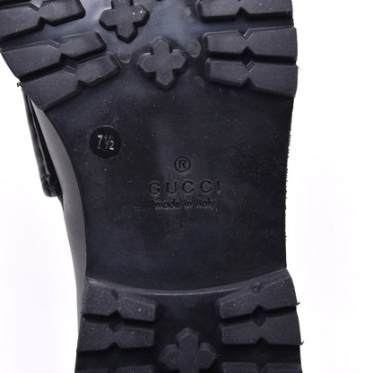 Gucci Laredo Calfskin Mens Horsebit Loafers 7.5 Black 11 of 19