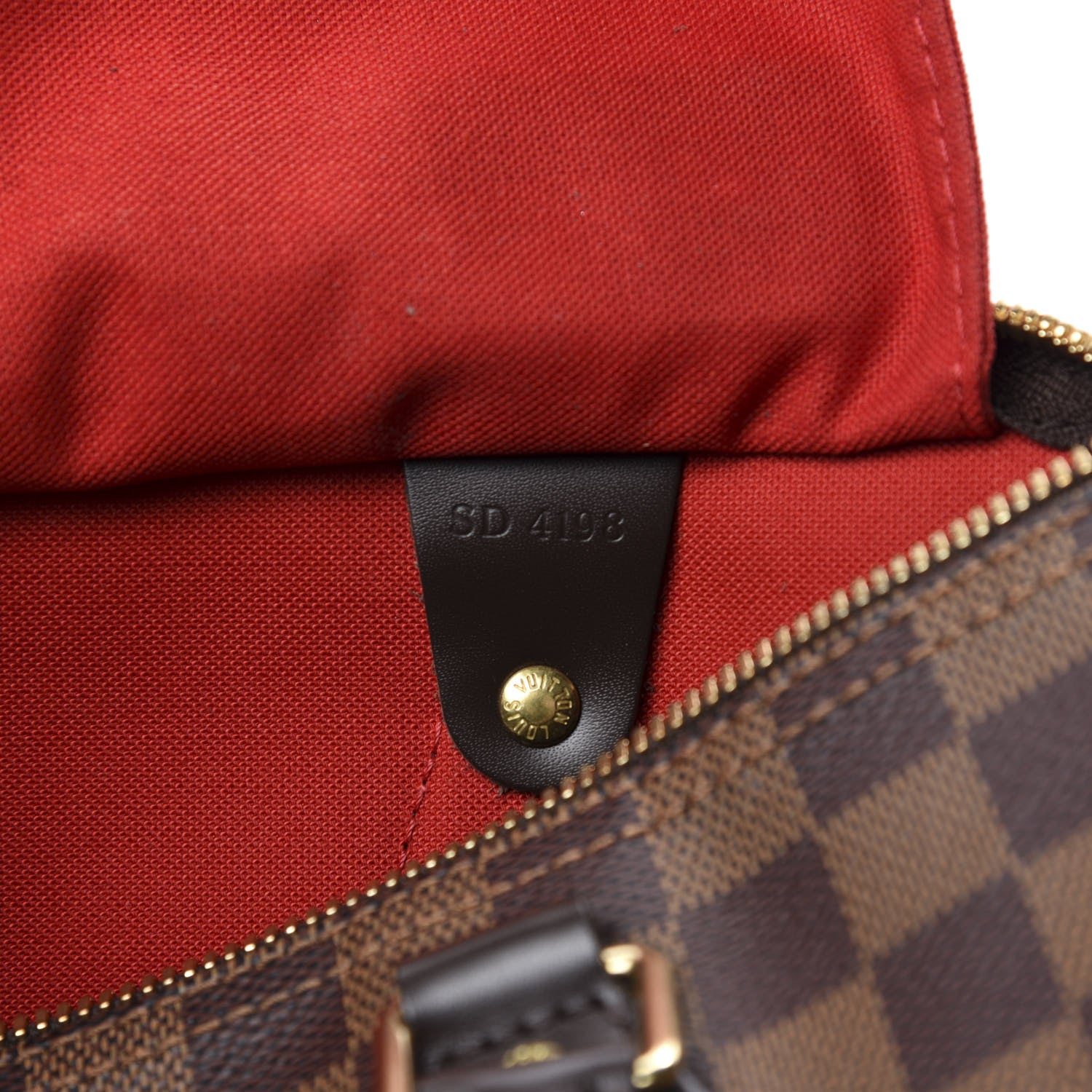 Louis Vuitton Damier Ebene Speedy Bandouliere 30 11 of 12