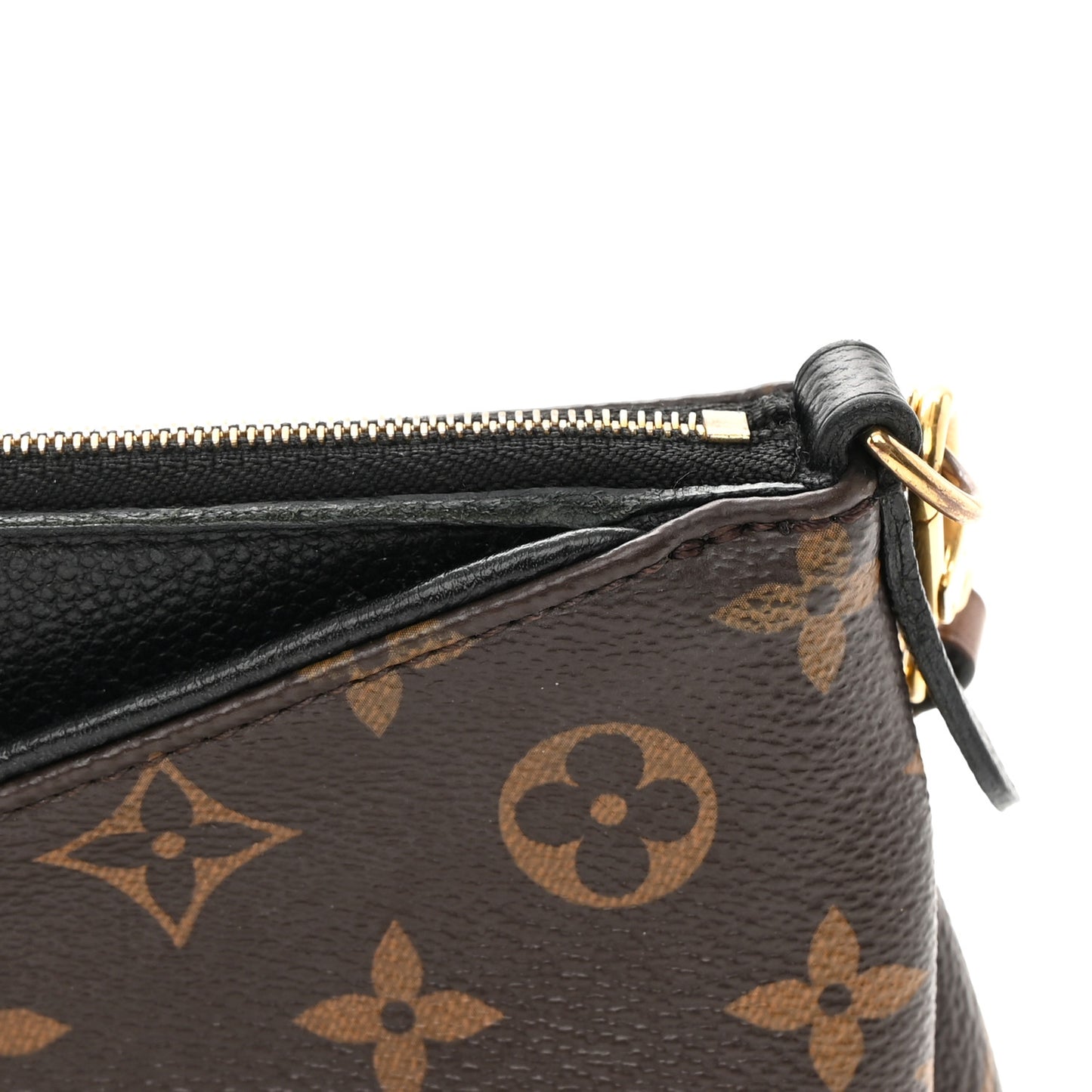 Monogram Pallas Clutch Black