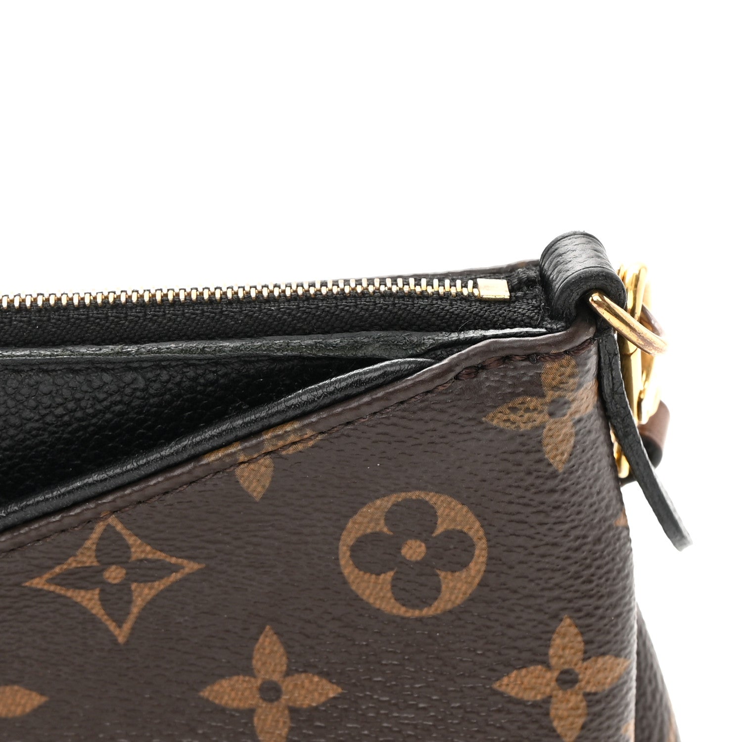 Louis Vuitton Monogram Pallas Clutch Black 18 of 20