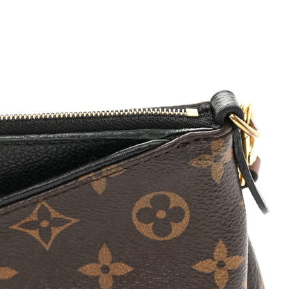 Louis Vuitton Monogram Pallas Clutch Black 18 of 20