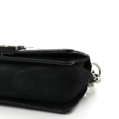 Chanel Patent Iridescent Calfskin Sequin Medium Boy Flap Bag Black 10 of 11