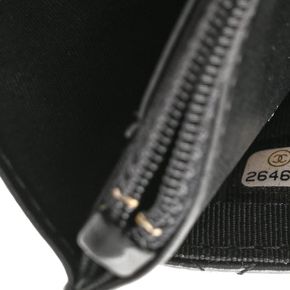 Chanel Aged Calfskin Quilted Reissue Wallet On Chain WOC So Black 8 of 11